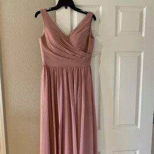 Azazie dusty rose bridesmaid dress